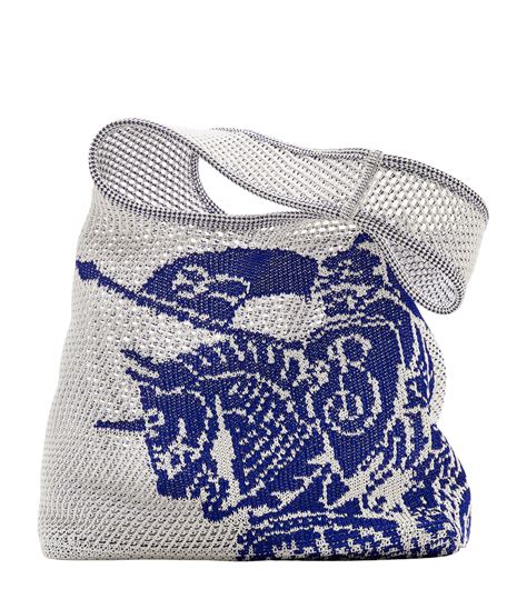 burberry crochet bag|Large EKD Crochet Bag in White .